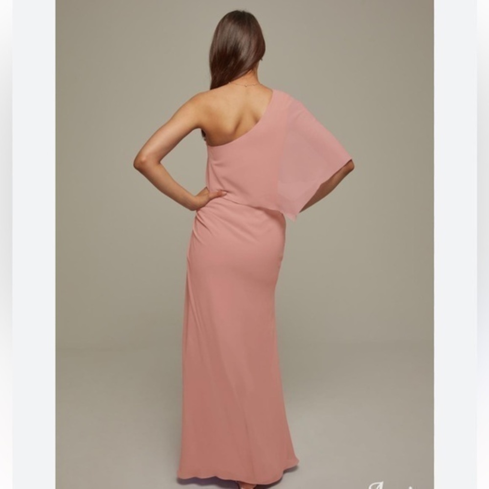 vici bridesmaid dresses | | New Vici Wedding Prom One Shoulder Maxi Dress Pink Size Extra Large Rose gold Aje - Adelia Ruffle Collection:Citrus Winter this dress features Size:40/32